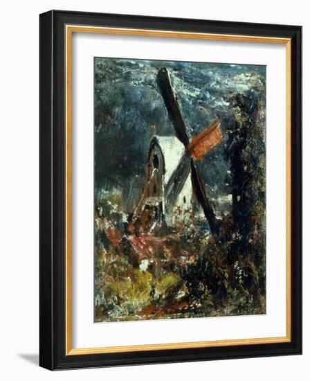 Windmill Near Brighton, East Sussex-John Constable-Framed Giclee Print