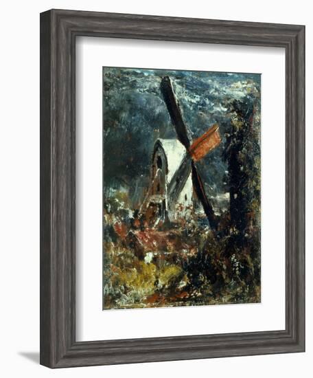 Windmill Near Brighton, East Sussex-John Constable-Framed Giclee Print