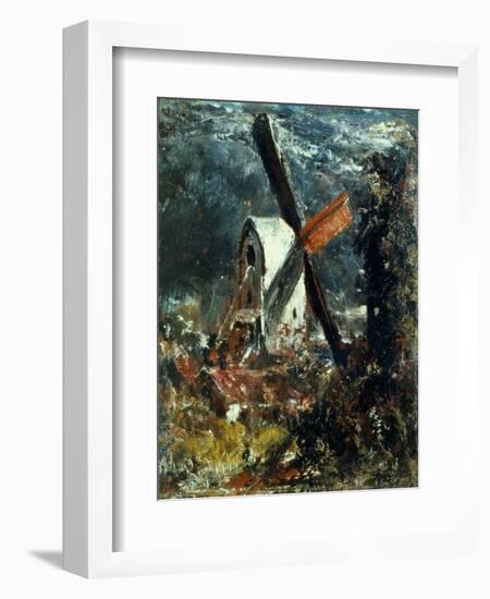 Windmill Near Brighton, East Sussex-John Constable-Framed Giclee Print