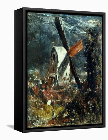 Windmill Near Brighton, East Sussex-John Constable-Framed Premier Image Canvas