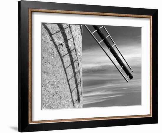 Windmill Near Saint Saturnin-Les-Apt, Provence, France-Nadia Isakova-Framed Photographic Print