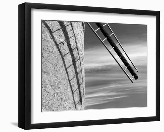 Windmill Near Saint Saturnin-Les-Apt, Provence, France-Nadia Isakova-Framed Photographic Print