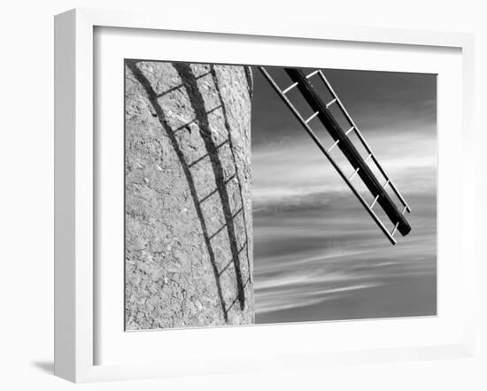 Windmill Near Saint Saturnin-Les-Apt, Provence, France-Nadia Isakova-Framed Photographic Print