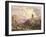 Windmill on a Hill with Cattle Drovers-John Constable-Framed Giclee Print