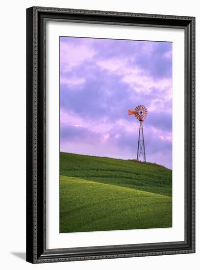 Windmill, Palouse, Washington-Jason Savage-Framed Art Print