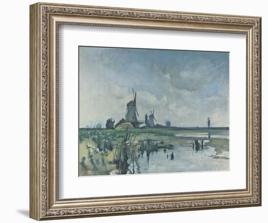 Windmill-John Henry Twachtman-Framed Art Print