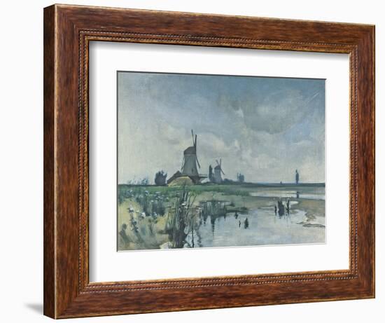 Windmill-John Henry Twachtman-Framed Art Print