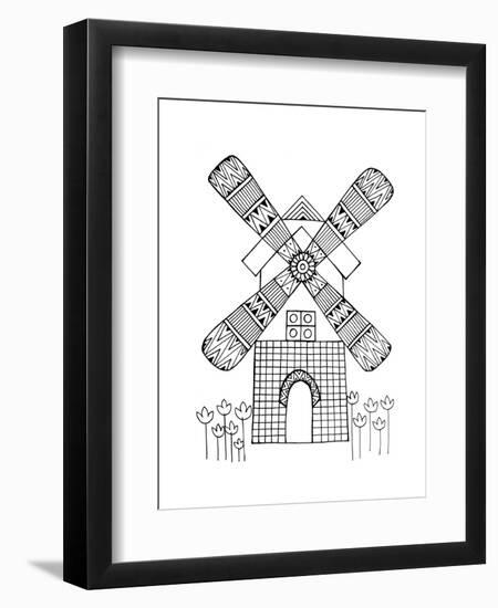 Windmill-Neeti Goswami-Framed Art Print