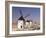 Windmills Above the Village, Consuegra, Ruta De Don Quixote, Castilla La Mancha, Spain-Michael Busselle-Framed Photographic Print