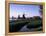 Windmills at Sunset, Zaanstad, North Holland-Walter Bibikow-Framed Premier Image Canvas