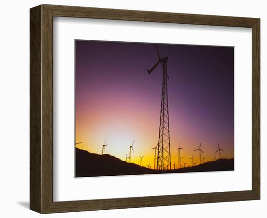 Windmills, Coachella Valley, California-Zandria Muench Beraldo-Framed Photographic Print