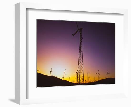 Windmills, Coachella Valley, California-Zandria Muench Beraldo-Framed Photographic Print