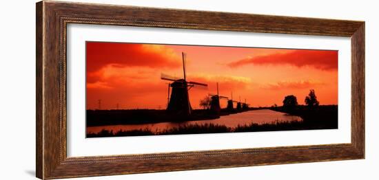 Windmills Holland Netherlands-null-Framed Photographic Print