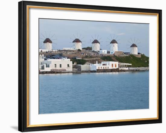 Windmills, Horia, Mykonos, Greece-Darrell Gulin-Framed Photographic Print