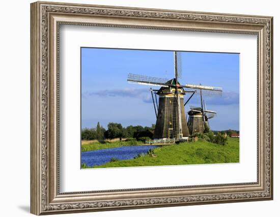 Windmills of Leidschendam, South Holland, Netherlands, Europe-Hans-Peter Merten-Framed Photographic Print