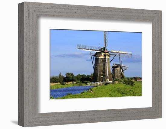 Windmills of Leidschendam, South Holland, Netherlands, Europe-Hans-Peter Merten-Framed Photographic Print