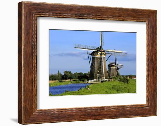 Windmills of Leidschendam, South Holland, Netherlands, Europe-Hans-Peter Merten-Framed Photographic Print