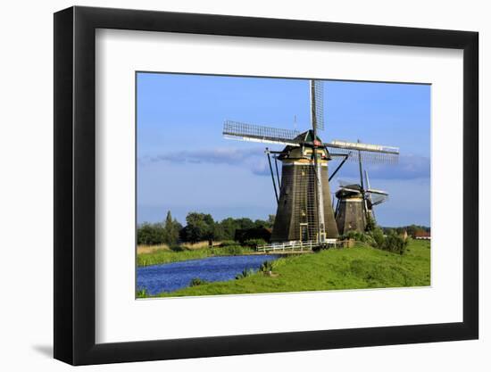 Windmills of Leidschendam, South Holland, Netherlands, Europe-Hans-Peter Merten-Framed Photographic Print