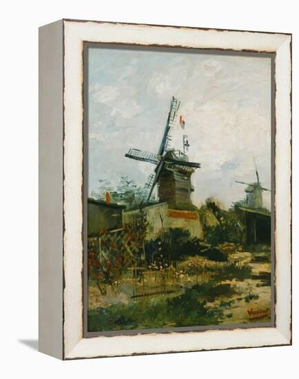 Windmills on Montmartre-Vincent van Gogh-Framed Premier Image Canvas