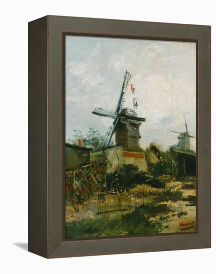 Windmills on Montmartre-Vincent van Gogh-Framed Premier Image Canvas