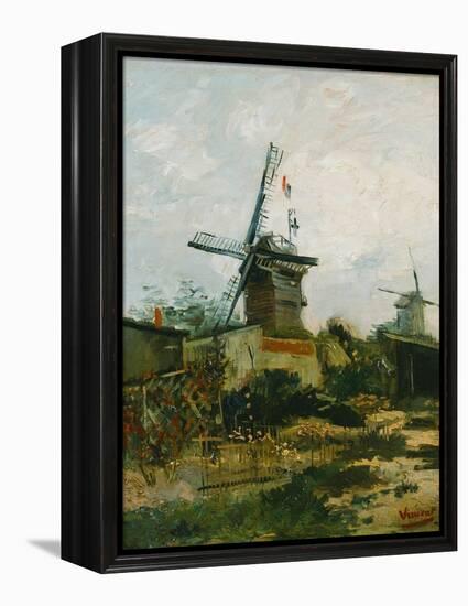 Windmills on Montmartre-Vincent van Gogh-Framed Premier Image Canvas