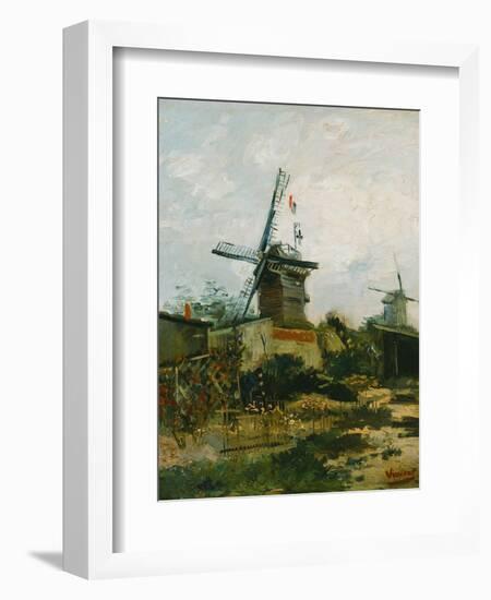 Windmills on Montmartre-Vincent van Gogh-Framed Giclee Print