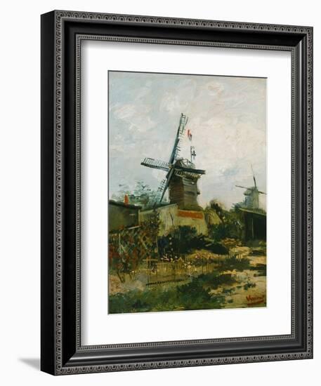 Windmills on Montmartre-Vincent van Gogh-Framed Giclee Print