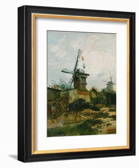 Windmills on Montmartre-Vincent van Gogh-Framed Giclee Print