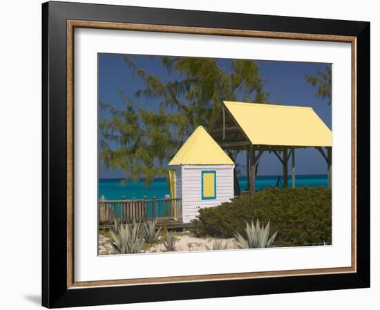 Windmills Plantation Beach House, Salt Cay Island, Turks and Caicos, Caribbean-Walter Bibikow-Framed Photographic Print