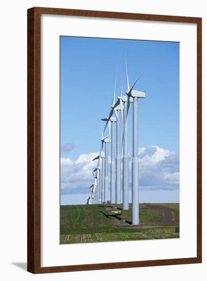 Windmills, Wallula, Washington-Paul Souders-Framed Photographic Print