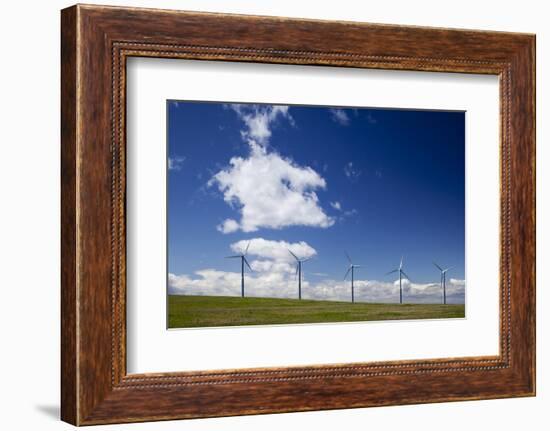 Windmills, Wallula, Washington-Paul Souders-Framed Photographic Print