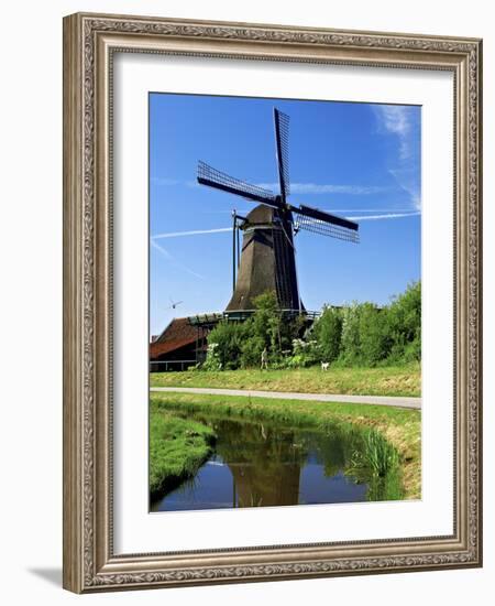 Windmills, Zaanse Schans, Zaanstad, Netherlands-Miva Stock-Framed Photographic Print