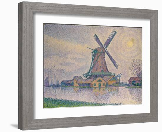 Windmuehle Bei Edam, 1896-Paul Signac-Framed Giclee Print