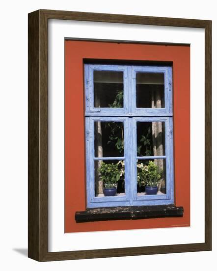 Window, Aeroskobing, Aero, Denmark, Scandinavia-Ken Gillham-Framed Photographic Print