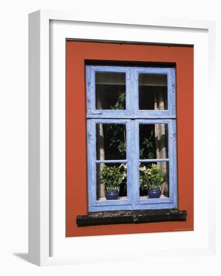 Window, Aeroskobing, Aero, Denmark, Scandinavia-Ken Gillham-Framed Photographic Print