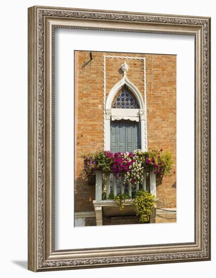 Window and Balcony, Dorsoduro, Venice, Italy-Jon Arnold-Framed Photographic Print