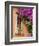 Window and Flower Pots, San Miguel De Allende, Guanajuato State, Mexico-Julie Eggers-Framed Photographic Print