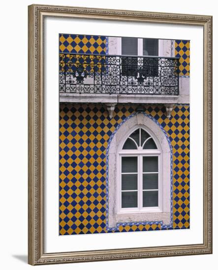 Window, Bairro Alto, Lisbon, Portugal-Walter Bibikow-Framed Photographic Print