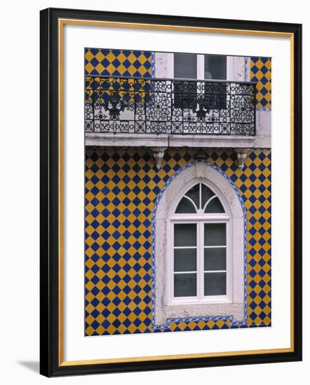 Window, Bairro Alto, Lisbon, Portugal-Walter Bibikow-Framed Photographic Print