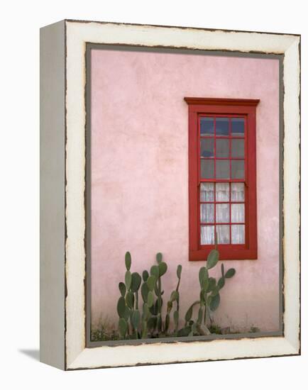 Window, Barrio Historico District, Tucson, Arizona, United States of America, North America-Richard Cummins-Framed Premier Image Canvas