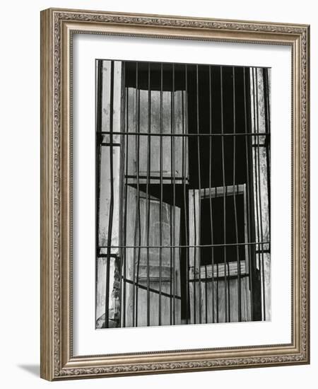 Window, Bars, Mexico, c. 1965-Brett Weston-Framed Photographic Print