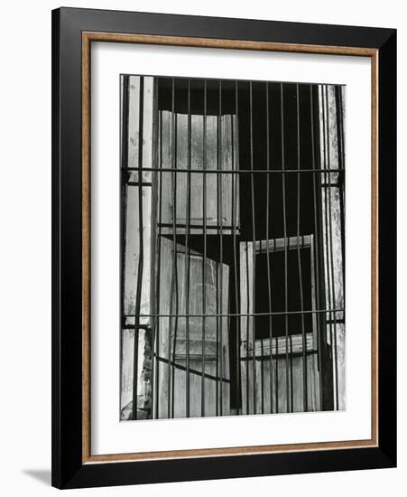 Window, Bars, Mexico, c. 1965-Brett Weston-Framed Photographic Print