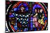 Window, Bourges Cathedral, France (Stained Glass)-French School-Mounted Giclee Print