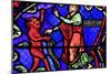 Window, Bourges Cathedral, France (Stained Glass)-French School-Mounted Giclee Print