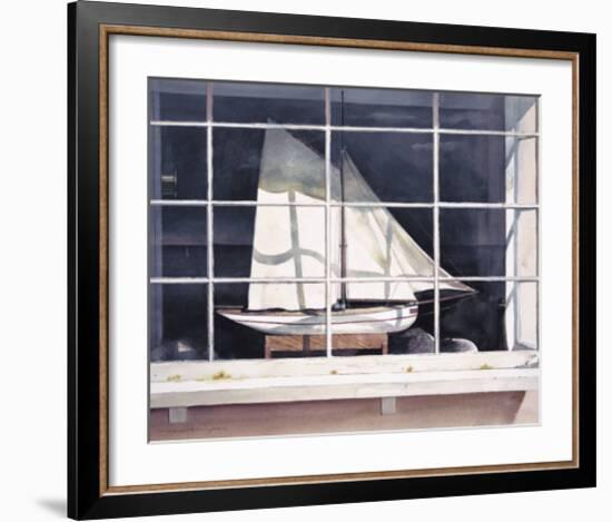 Window by the Sea-Michael Felmingham-Framed Art Print