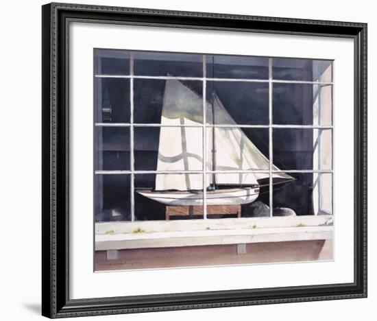 Window by the Sea-Michael Felmingham-Framed Art Print