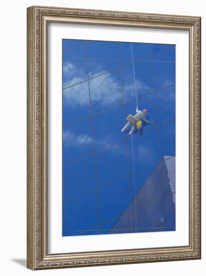 Window Cleaner, 1990-Lincoln Seligman-Framed Giclee Print