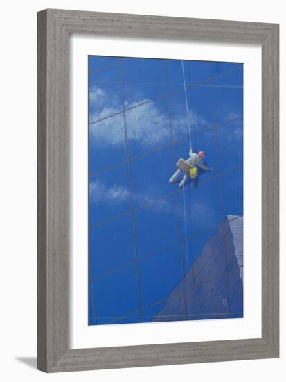 Window Cleaner, 1990-Lincoln Seligman-Framed Giclee Print