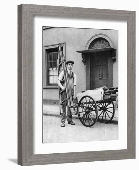 Window Cleaner in Islington, London, 1926-1927-McLeish-Framed Giclee Print