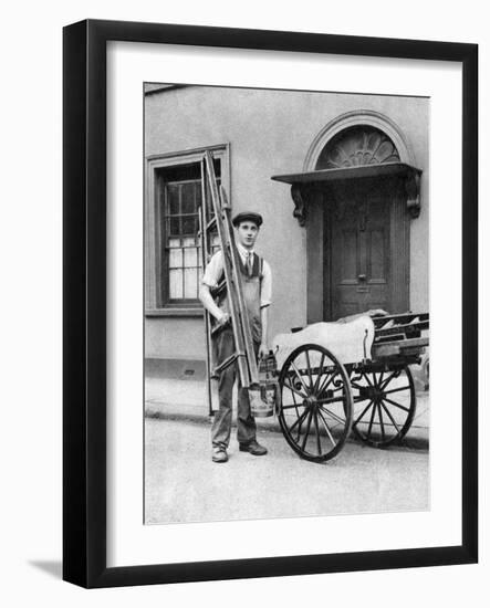Window Cleaner in Islington, London, 1926-1927-McLeish-Framed Giclee Print